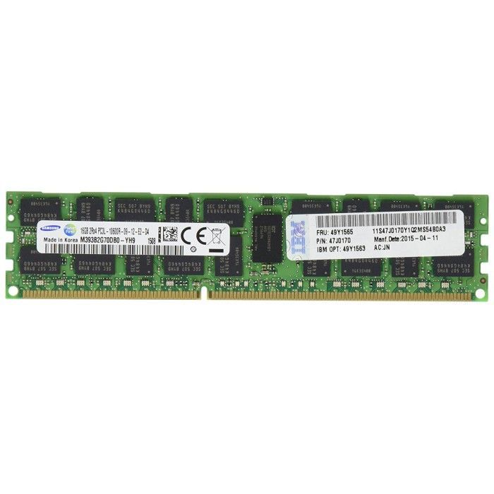 Оперативная память IBM 16Gb PC3L-10600 CL9 ECC DDR3 (49Y1565)