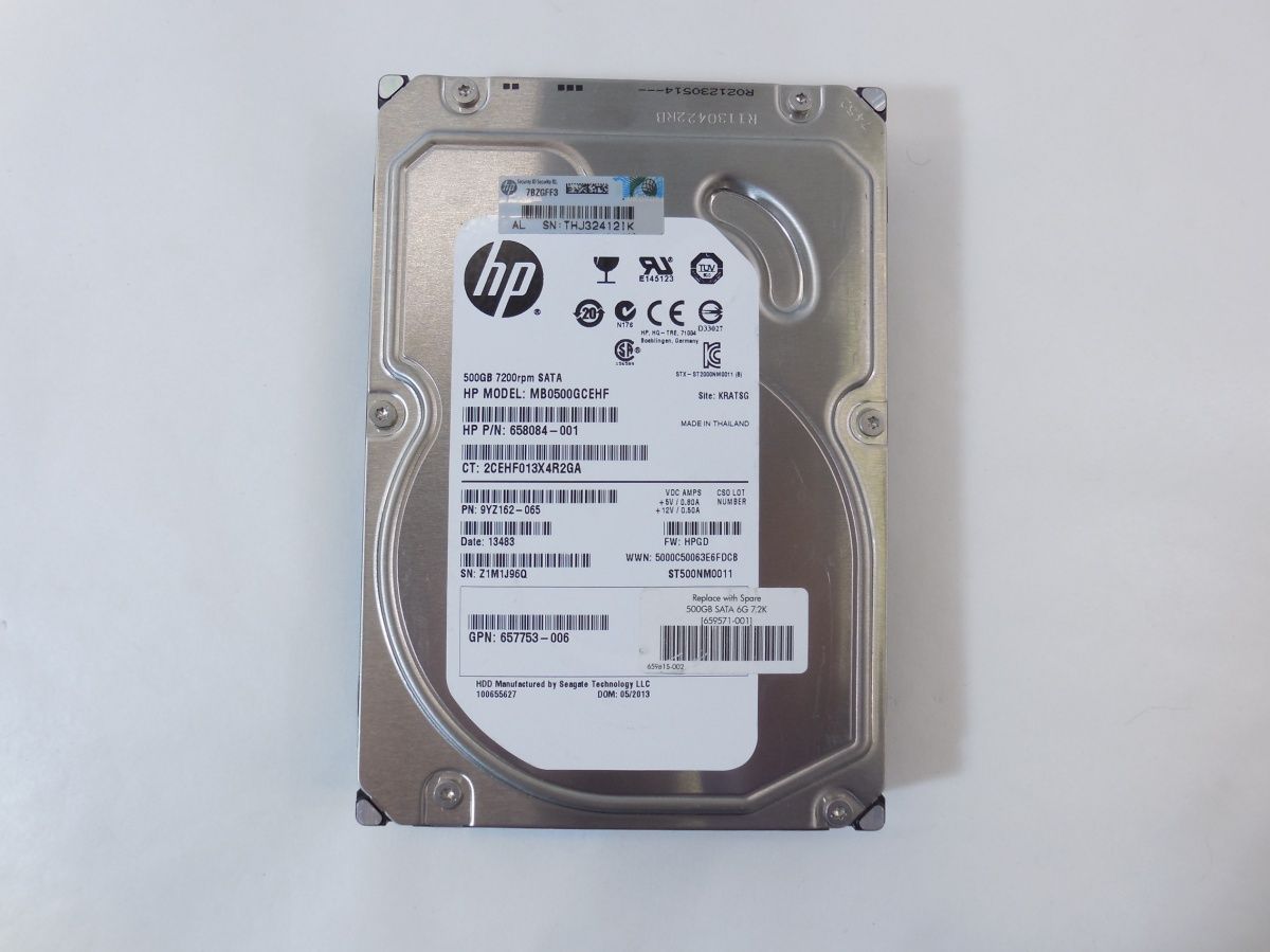 Жесткий диск HP 500Gb 7.2K 6Gb/s SATA 3.5" (659341-B21)