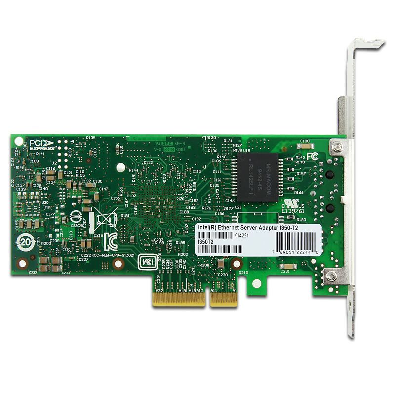 Сетевая карта Intel I350-T2 2x1Gb PCI-E (914222)
