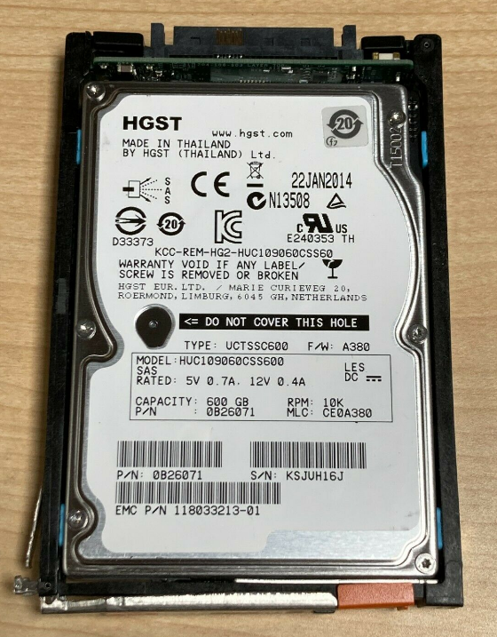 Диск EMC 146gb 10k 3.5in 2Gb FC HDD for CX (005048563)