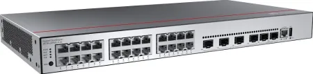 Коммутатор Huawei 4x10GE SPF+, 2x12GE stack ports, PoE+, 1xAC power (S5735-L24P4XE-A-V2)