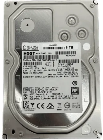 Жесткий диск NetApp 6Tb 7.2K 12Gb/s SAS 3.5" (0F22881)