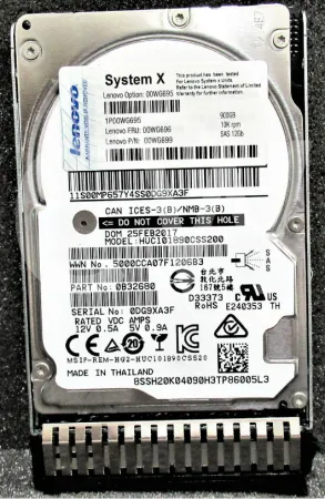 Жесткий диск Lenovo 900Gb 10K 12Gb/s SAS 2.5'' (00WG695)