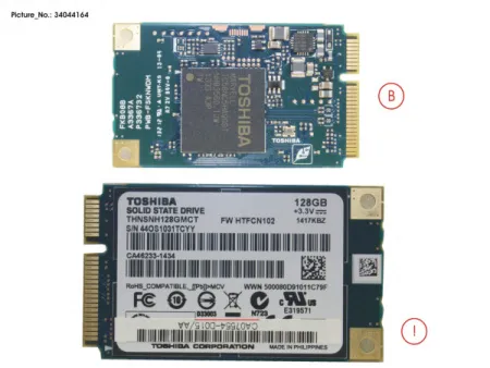 Твердотельный накопитель SSD Fujitsu 128Gb (BUD) для DX100/200 S3 (CA07554-D015)