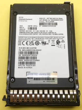 Твердотельный накопитель HPE 800Gb 24Gb/s SAS 2.5'' (P42574-001)
