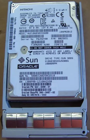 Жесткий диск Hitachi Sun (Oracle) 300Gb 10K 6Gb/s SAS 2.5'' (542-0388)