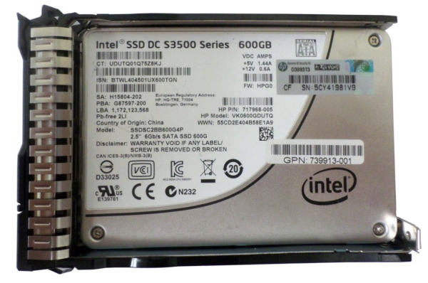 Твердотельный накопитель HP 200 GB 632429-002