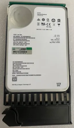 Жесткий диск HPE MSA 10Tb 7.2K 12Gb/s SAS 3.5" (868230-001)