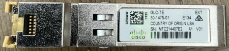 Трансивер Cisco 1000BASE-T SFP (30-1475-01)