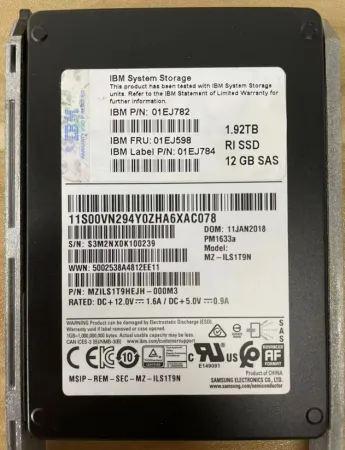 Твердотельный накопитель IBM 1.92Tb 12Gb/s SAS 2.5" (ACN0-2078)