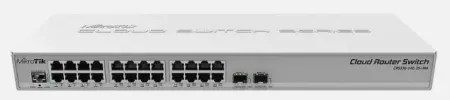 Коммутатор MikroTik 24 ports (CRS326-24G-2S+RM)