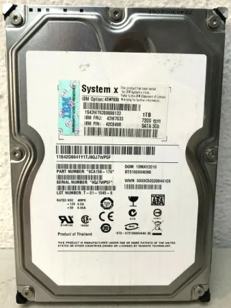 Жесткий диск IBM 1Tb 7.2K 3Gb/s SATA 3.5" для IBM DS3400 (42C0498)