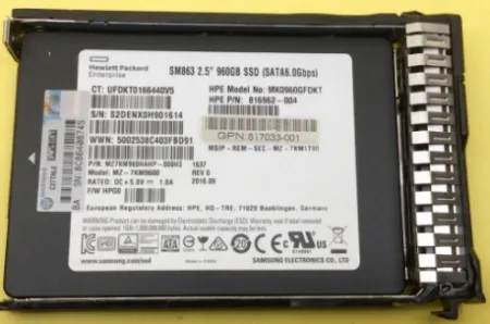 Твердотельный накопитель HPE 960Gb 6Gb/s SATA 2.5" MU (817033-001)