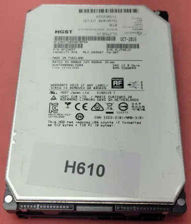 Жесткий диск HGST Ultrastar 8Tb 7.2K 12Gb/s SAS 3.5'' (0F23657)