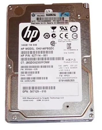Жесткий диск HP 146GB 15K 6Gb/s SAS DP 2.5'' (627114-001)