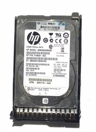 Жесткий диск HP 500Gb 7.2K SATA 2.5'' (655708-B21)