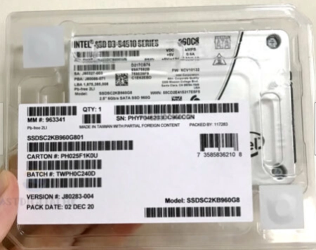  Твердотельный накопитель Intel 960Gb 6Gb/s SATA 2.5'' (SSDSC2KB960G801)