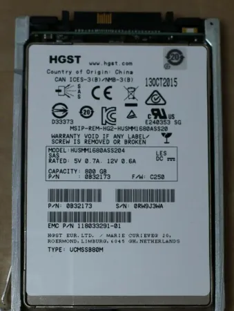 Диск EMC 600GB 15K 3.5in 6G SAS HDD for VNXe (005049039)