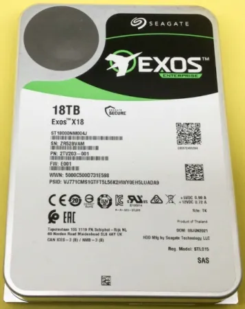 Жесткий диск Seagate Exos X18 18Tb 7.2K 12Gb/s SAS 3.5" (ST18000NM004J)
