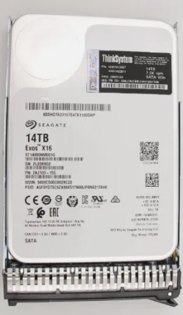 Жесткий диск Lenovo ThinkSystem 14Tb 7.2К 6Gb/s SATA 3.5" Hot Swap (4XB7A62811)
