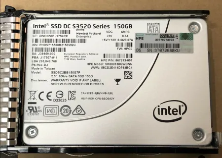 Твердотельный накопитель Intel 150GB 6Gb/s SATA 2.5" (SSDSC2BB150G7P)