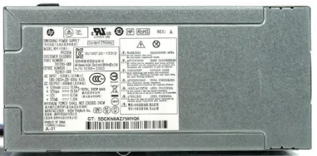 Блок питания HPE (Chicony) 240W (D12-240P2A)