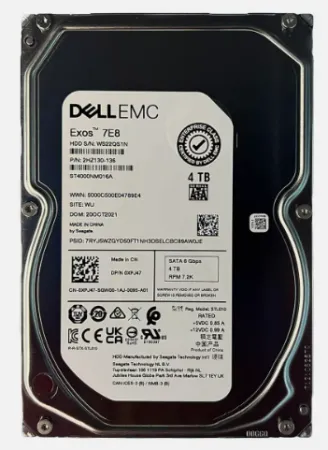 Жесткий диск Dell 4Tb 7.2K 6Gb/s SATA 3.5" (THGNN)