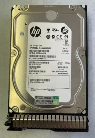 Жесткий диск HPE 4Tb 7.2k 6Gb/s SATA 3.5" (P03750-001)