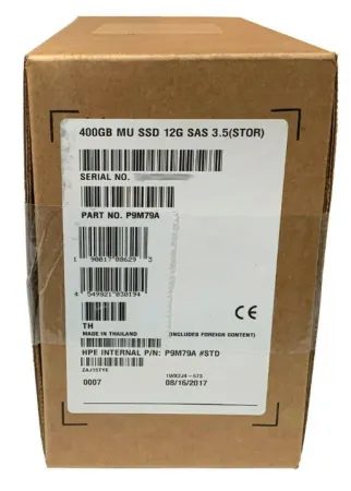 Твердотельный накопитель HPE MSA 400Gb 12Gb/s SAS 3.5'' (P9M79A)