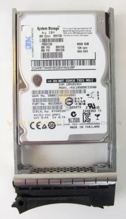 Жесткий диск IBM 900Gb 10K 6G SAS SFF 2.5'' (00W1240)