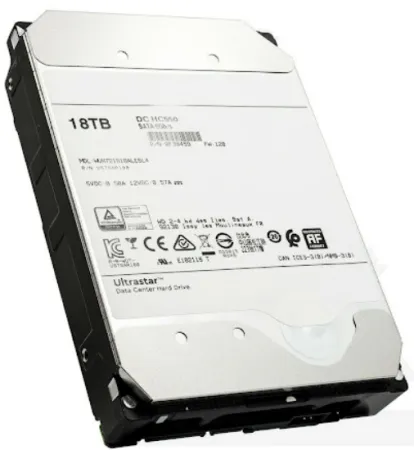 Жесткий диск Western Digital Ultrastar DC HC550 18Tb 7.2K 12Gb/s SAS 3.5" 4Kn (WUH721818AL5200)