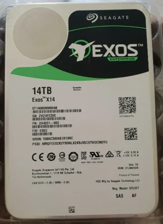 Жесткий диск Seagate 14Tb 7.2K SAS 3.5" (ST14000NM0048)