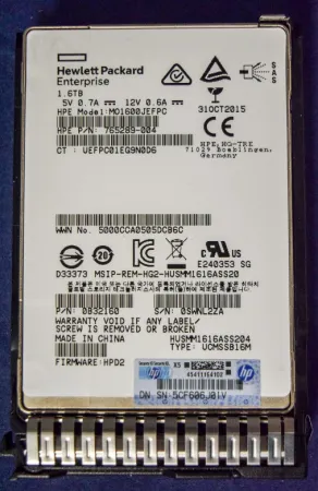 Твердотельный накопитель HPE 1.6Tb 12Gb/s SAS 2.5'' H2 (779174-B21)
