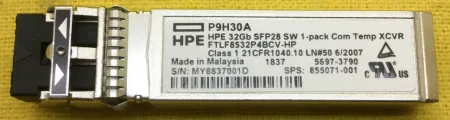 Трансивер HPE 32Gb SFP SW Com Temp XCVR (P9H30A)