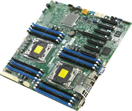 Материнская Плата HP i5000V Dual Socket 771 6FBD 6SATAII U100 5PCI-E8x PCI GbLAN E-ATX 1333Mhz For DL180G5 ML150G5 (450054-001)