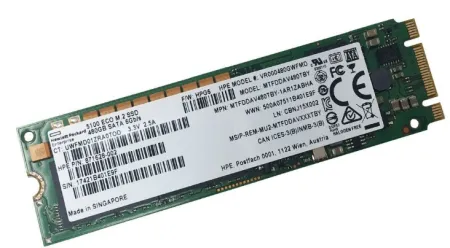 Твердотельный накопитель HPE 480Gb 6Gb/s SATA RI M.2 2280 DS (VR000480GWFMD)