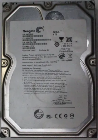 Жесткий диск Seagate 1Tb 7.2K 3Gb/s SATA 3.5" (98K154-500)