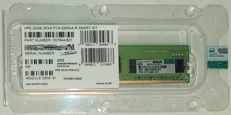 Оперативная память HPE 32Gb DDR4 3200MHz HPE ECC Reg 2Rx8 (P07644-B21)
