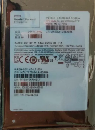 Твердотельный накопитель HPE 7.68Tb 12Gb/s SAS 2.5" (P02434-004)
