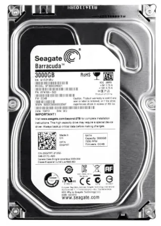 Жесткий диск Dell 3Tb 7.2K 6Gb\s SATA 3.5" (3GPRT)