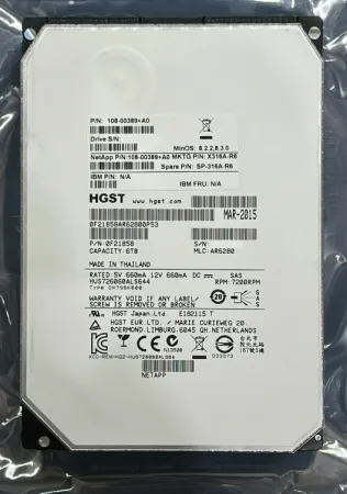 Жесткий диск HGST 6Tb 7.2K 12Gb/s SAS 3.5" (HUS726060ALS644)