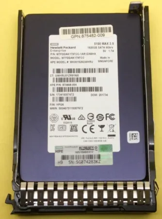 Твердотельный накопитель HPE 1.92Tb 6Gb/s SATA 2.5" (P04117-001)