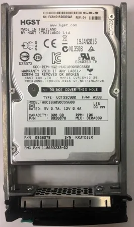 Жесткий диск EMC 900Gb 10K SAS 2.5" for XtremIO (118033233)