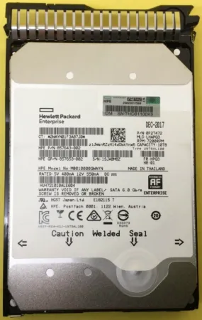 Жесткий диск HPE 10Tb 7.2K 6Gb/s SATA 3.5" (MB010000GWAYN)