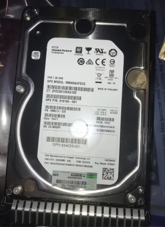 Жесткий диск HPE 8Tb 7.2K 12Gb/s SAS 3.5'' (819199-001)