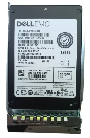 Твердотельный накопитель Dell 1.92Tb 12Gb/s SAS 2.5" (YYJ1Y)