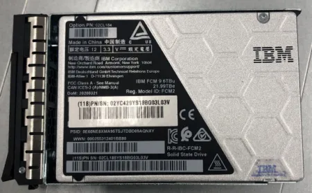 Твердотельный накопитель IBM FLASH 9.6Tb NVMe 2.5" (02YC417)