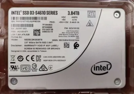Твердотельный накопитель Intel S4610 3.84Tb 6Gb/s SATA 2.5" (SSDSC2KG038T801)