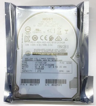 Жесткий диск HGST 1.2Tb 10K 12Gb/s SAS 2.5" (HUC101812CS4200)