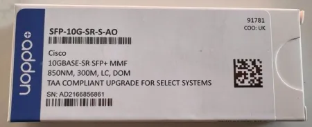 Трансивер Cisco Enterprise-Class (SFP-10G-SR-S)